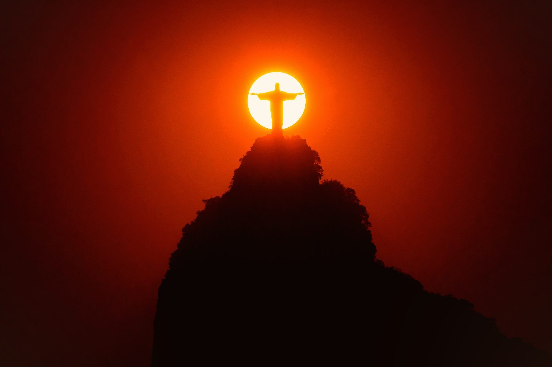 Cristo Redentor en el cerro del Corcovado